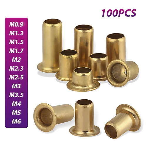 100 pezzi rivetti tubolare