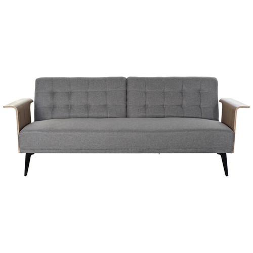 Divano letto vintage grigio - vintage,