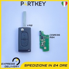 chiave telecomando per CITROEN C2 C3 C4 PICASSO BERLINGO 2 pulsante CE0536 ASK