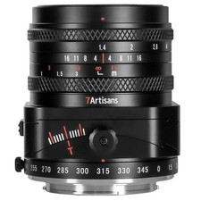 7Artisans 50mm F1.4 APS-C Tilt-Shift Lens for Fujifilm Fuji X Sony E M4/3 mount