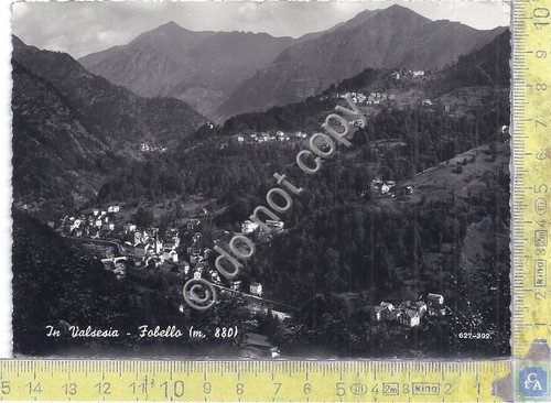 Cartolina postcard fobello - cartolina,