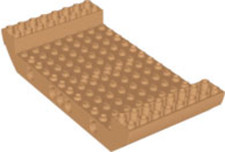 LEGO PARTE DI SCAFO NAVE VELIERO GALEONE MEDIUM NOUGAT (NOCCIOLA) 95227