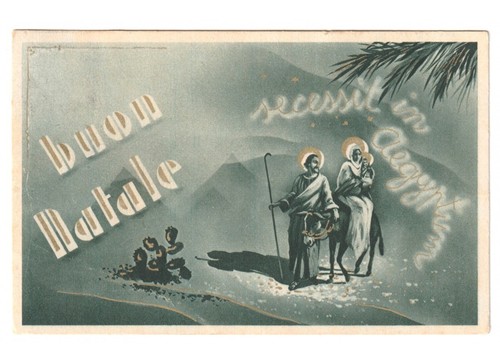 1937 cartolina auguri - , buon