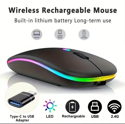 Mouse wireless gamming rgb - mouse,