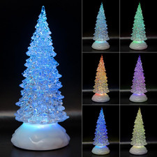 27Cm Albero Di Natale Piccolo Con Luce LED - Alberi Di Natale Cristallo Artifici