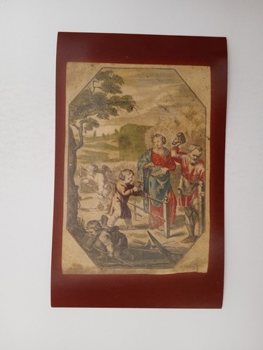 Figurina santini del natale - figurina,