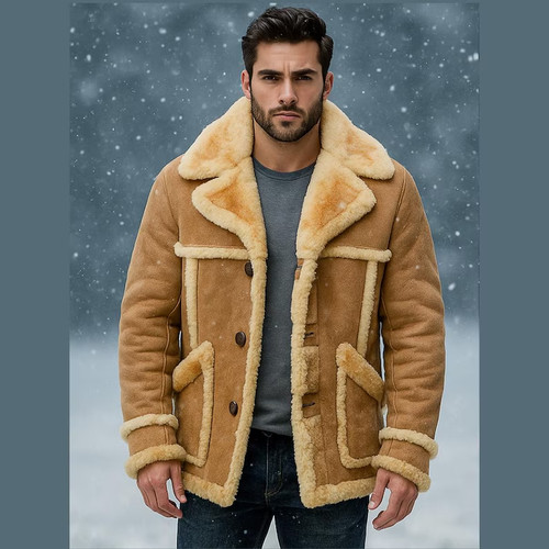 Giacca invernale uomo marrone