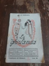 SILLABARIO COMPIMENTO LA GHIRLANDA MUSSINO ATTILIO FERRARA SANDRON EDITORE 1905