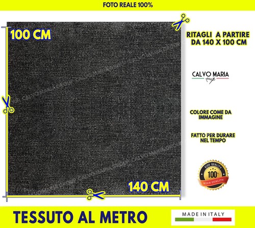 Tessuto nero metro - al,