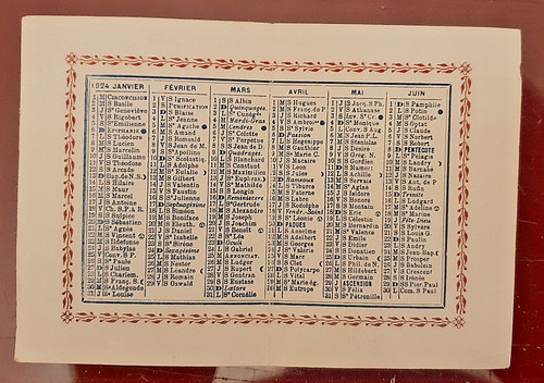 Calendarietto tascabile anno - calendarietto,