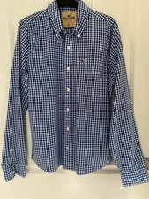 Camicia uomo Hollister blu