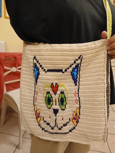 Borsa fatta mano uncinetto - borsa,