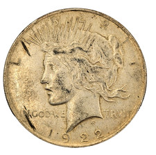 1922 US Peace Silver Dollar -