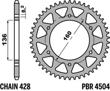 CORONA ERGAL 58 DENTI PER PUCH