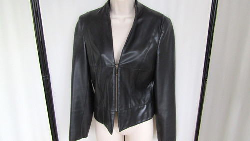Topshop giacca ecopelle nera - topshop,