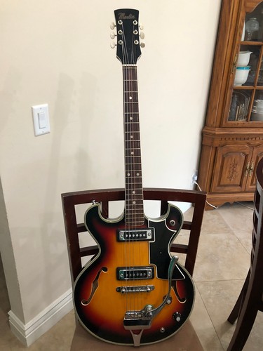 Marlin 10t electric guitar - marlin, pa-10t