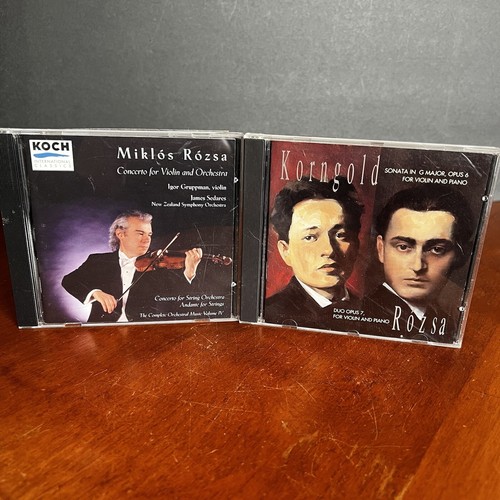Lot miklos rozsa cd - lot:,
