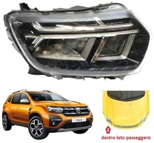 FARO FANALE PROIETTORE DX DACIA DUSTER DAL 2021 AL 2022 NUOVO
