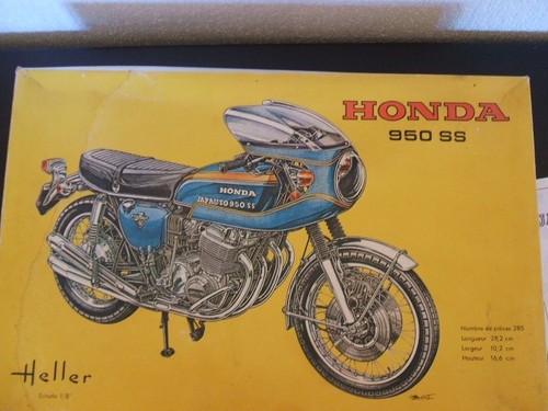Maquette heller moto honda - maquette,
