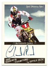 Scheda canna Goodwin Makita Suzuki RM-Z450 2009 Chad autografata MX SX motocross
