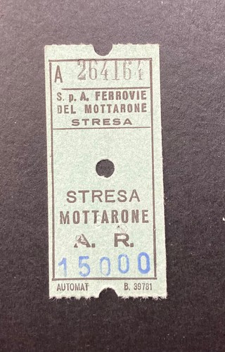Biglietto ticket funivia - biglietto,