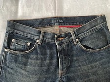 Jeans uomo Prada originali - tapered fit - tg 31 - NUOVI blu scuro