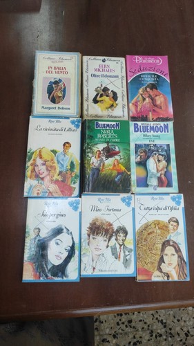 Lotto libri romanzi bluemoon - lotto,