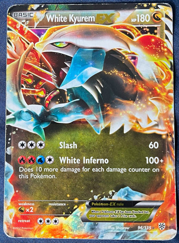 Pokémon tcg bianco kyurem - bianco, ex