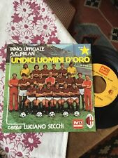 LUCIANO SECCHI “ UNDICI UOMINI D’ORO  "  ITALY'79 INNO UFFICIALE MILAN. CALCIO