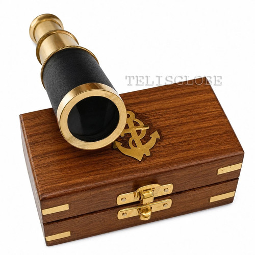 Telescopio vintage ottone