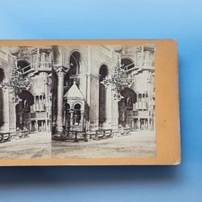 Venice stereoview c1870 real - venice,