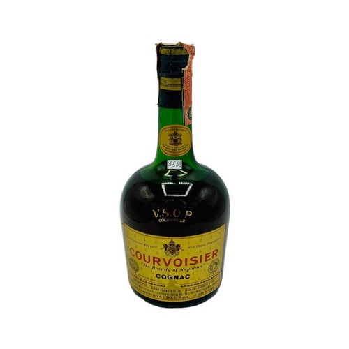 Vintage bottle courvoisier - bottle,
