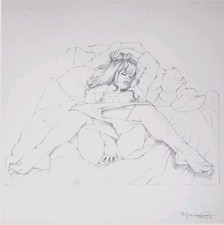 GIOVANNA CASOTTO Disegno 17 Firmato In Originale Dal Portfolio Num. "LIBRO NERO"