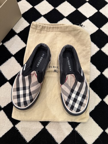 Slip burberry tela a - slip-on,