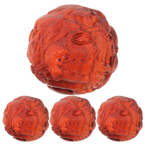 Paia palline di legno - 2,