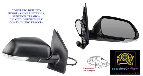 Specchio retrovisore per - retrovisore, dx