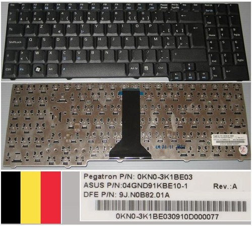 Tastiera azerty belga asus - tastiera,