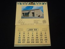CALENDARIO BANK OF MIDDLETON WISCONSIN 1969 - K 2606