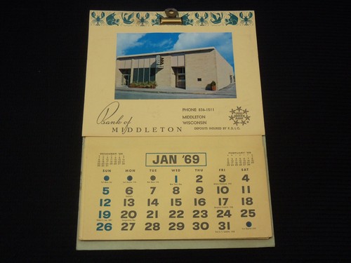 Calendario bank middleton - of,