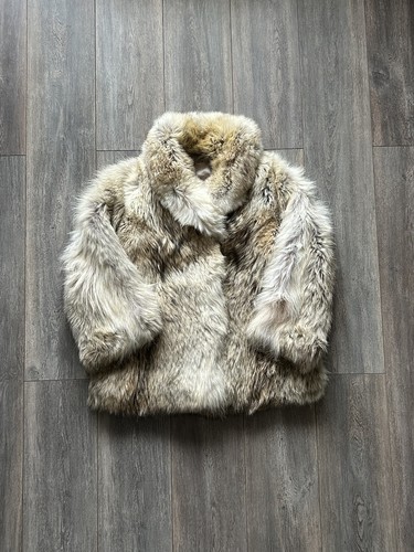 Cappotto pelliccia coyote
