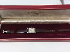 Longines orologio vintage donna rettangolare meccanico carica manuale 18 mm box