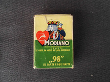 carte da gioco Modiano 98, poker,  anno 1951