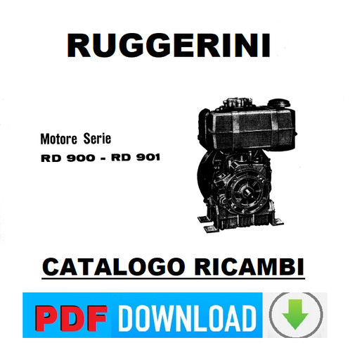 Ruggerini rd900 rd901 - rd901, catalogo