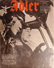 Rivista del Ministero Germanico dell'Aeronautica - Der Adler N. 8 - 1941 It/Ted