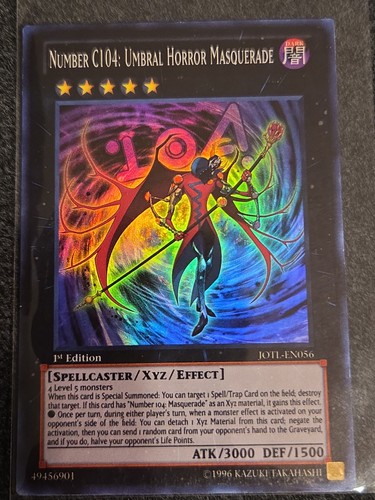 Tcg numero c104 - yu-gi-oh!,