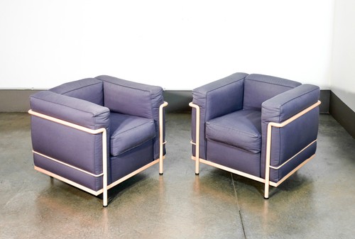 Coppia poltrone lc2 - poltrone,