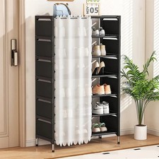 Scarpiera 7 Ripiani con Tenda