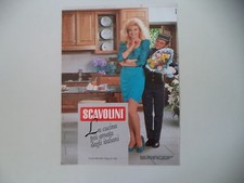 advertising Pubblicità 1990 CUCINE SCAVOLINI e LORELLA CUCCARINI