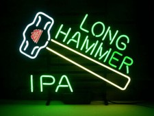 Redhook Martello Lungo IPA Neon Insegna Luminosa Lampada Festa Night Club Show Room 17"x14"