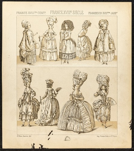 1890 moda sotto luigi xvi - 1890,